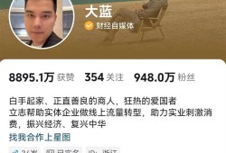 博主大蓝被禁止关注百万粉丝网红为何接连翻车？