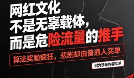 别洗了！网红文化本就是危险行为的流量帮凶